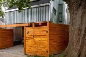 Floating Small Home Offers Flexible Living While Preserving Trees & Maximizing Space